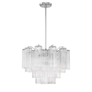 Crystorama Lighting Addis 6 - Light Chandelier in  Polished Chrome - 1 of 4