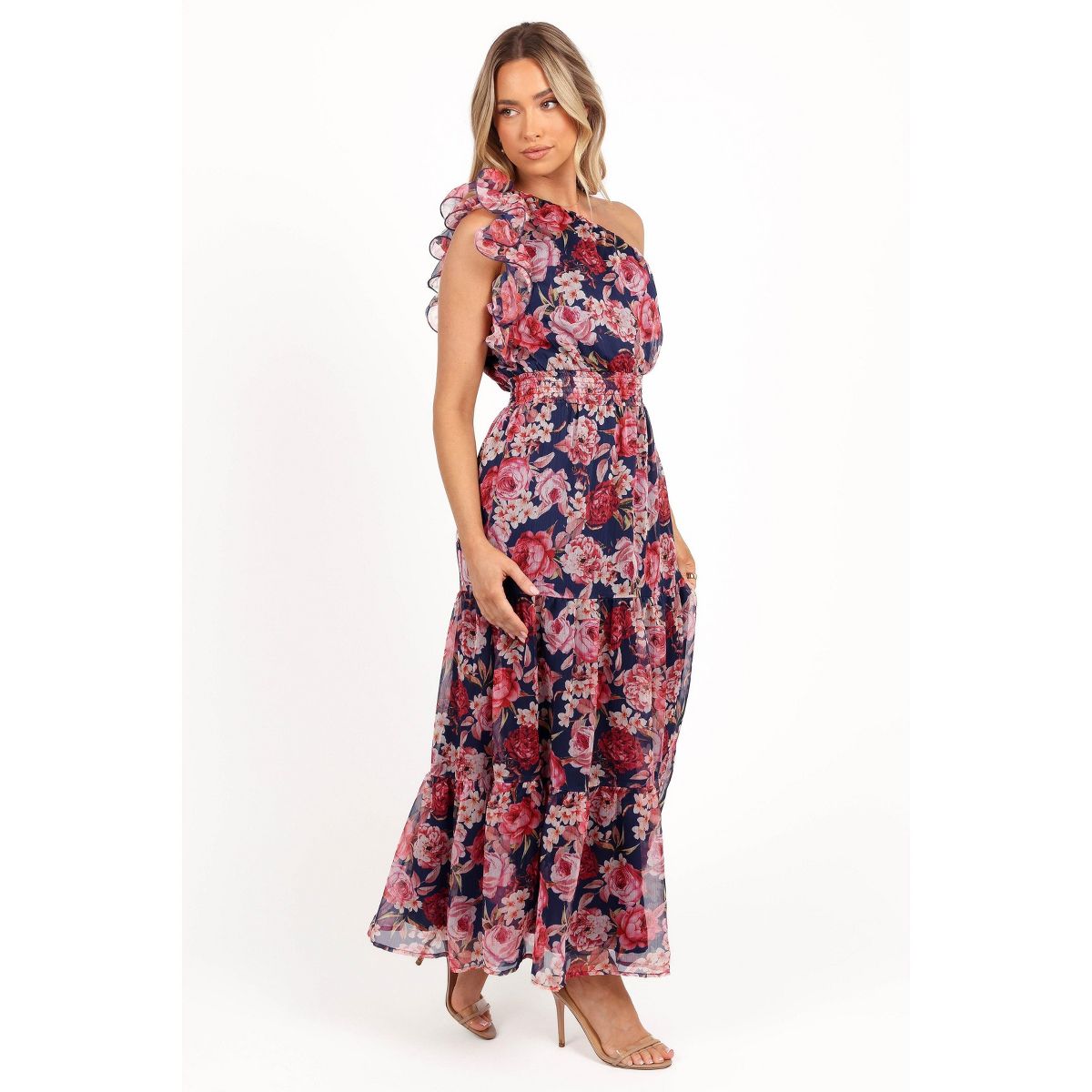 Petal and Pup Womens Layley One Shoulder Maxi Dress - thumbnail 5