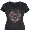Women's - Marvel - Captain America Band Tee Style - 2 of 4