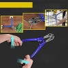 KOTTO 14" & 8" Bolt Cutter Set, Industrial Heavy Duty Soft Rubber - 2 of 3
