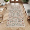 Insect Botanical Washable Area Rugs , Boho Under Table Carpet for Living Room Bedroom Dining Room Playroom Nursery Kids Room Office Farmhouse - 3 of 4