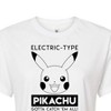 Women's - Pokémon - Electric Type Cropped Graphic T-Shirt - 2 of 4