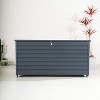 Moda Furnishings 360 Gallon Water Resistant Lockable Storage Deck Box With Wheels - 2 of 4