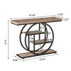 Kumasinova 41.34" 4-Tier Console Table,Entryway Table with Open Storage Shelves,Sofa Table for Entryway,Hallway,Living Room - 3 of 4