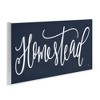 Stupell Industries Navy Blue Homestead Phrase Wall Plaque Art - 2 of 4