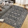 Vintage  Area Rugs Machine Washable Rug Stain Resistant Carpet Non-Slip Low Pile Carpet Mat for Hallway Kitchen Beige - 4 of 4