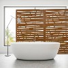 Grungis 76" H×48" W Freestanding Privacy Fence,Outdoor Privacy Screen for Balcony,Patio,Garden - 4 of 4