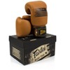 Fairtex BGV21 Legacy Muay Thai Boxing Gloves MMA UFC K1 Kick Boxing Training Genuine Leather Classic Matte Brown - 4 of 4