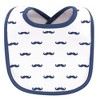 Hudson Baby Infant Boy Cotton Bib and Sock Set 5pk, Handsome Charming Adorable, One Size - 3 of 4