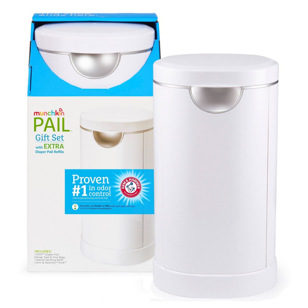 Photos - Other for Child's Room Munchkin Diaper Pail Baby Registry - Starter Set 