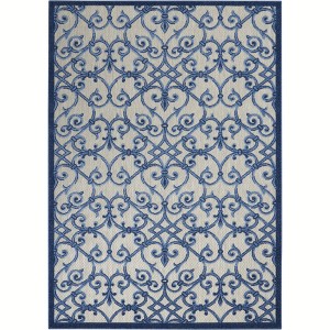 Nourison Aloha Contemporary Scroll Outdoor Rug - 1 of 4