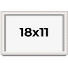 PosterPalooza | Shadow Box 1.5" Depth Silver Picture Frame - UV Acrylic, Backing Board, Hanging Hardware - 2 of 4