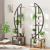 COZONY 6-Tier Metal Plant Stand, Indoor Outdoor Multi-Level Shelf for Plants Decor, Mobile Flower Pot Holder for Living Room Patio Balcony - 4 of 4