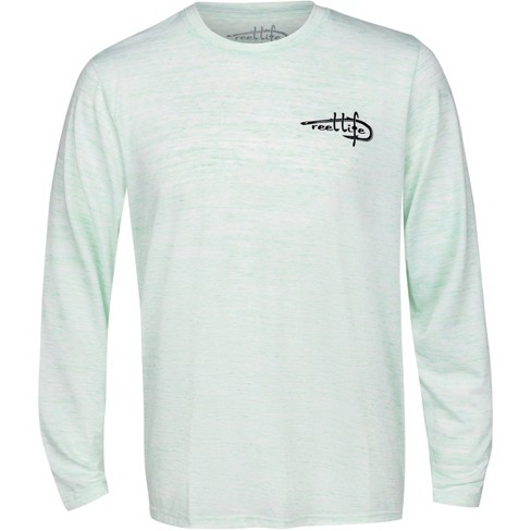 Reel Life Coastal Performance Reel Flats Fishing T-shirt - Large - Misty  Jade : Target