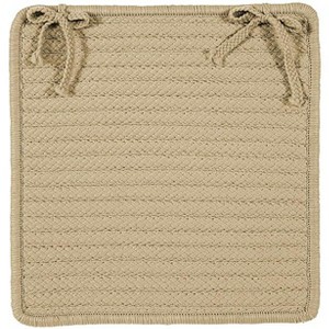 Colonial Mills Simply Home Solid - Linen Chair Pad, 1 Pc - 1 of 2