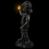 Northlight 18" Black & Bronze Boy with Cell Phone Solar Powered Outdoor Garden Statue - 3 of 4