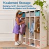 ECR4Kids Streamline 4-Section Coat Locker, 1 - 4 of 4