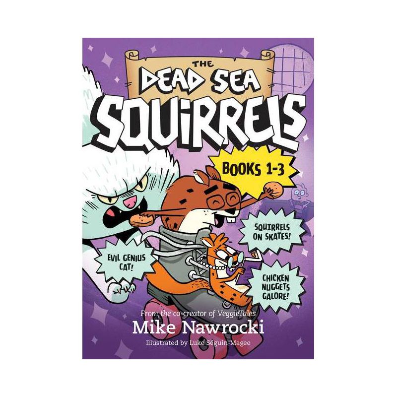 The Dead Sea Squirrels 3-Pack Books 1-3: Squirreled Away / Boy Meets Squirrels / Nutty Study Buddies - by  Mike Nawrocki (Paperback), 1 of 2