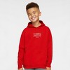 The Juniper Shop Embroidered Varsity Love Vibes Youth Graphic Hoodie - 2 of 3