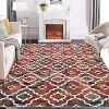Modern Washable Rugs Rug for Living Room Soft Bedroom Rug Geometric Farmhouse Large Area Rug Non Slip Throw Rugs Non Shedding Stain - 2 of 4