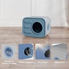 Yardgrace Indoor/Outdoor Cat House Resin Weatherproof with Camera-Shaped Design - 3 of 4