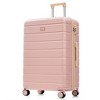 Gulches Premium 3-Piece ABS Travel Luggage Set, TSA Lock Suitcase Ensemble, Pink, 20, 24, and 28 Inch Sizes with 360° Spinner Wheels - 2 of 4