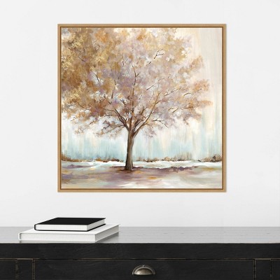 22" x 22" Infinite Peace Framed Canvas Wall Art