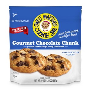 Sweet Martha's Gourmet Chocolate Chunk Frozen Cookie Dough - 20oz - 1 of 3