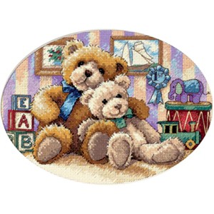 Dimensions Gold Petite Counted Cross Stitch Kit 7"X5"-Warm & Fuzzy - 1 of 1