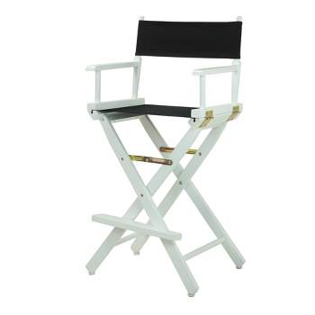 Bar-Height Director's Chair - White Frame