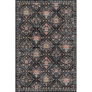 Fulvari Vintage Floral Area Rugs for Entryway,Kitchen,Bathroom, Bedroom Beside Rug,Non-Slip Low Pile Ultra Stain Resistant Carpet - 1 of 1