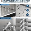 Professional Stainless Steel Pet Dog Bathing Station With Stairs, Height Adjustable Grooming Tub for Large, Medium & Small Dogs - 3 of 4