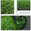NAYSAYE Artificial Turf for Dogs 5' x 10' Outdoor Pet Grass Mat with Drainage for Patio and Backyard, Green - 4 of 4