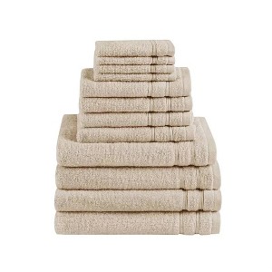 510 Design 12pc Essential Bundle Quick Dry Cotton Bath Towel Set - 1 of 4