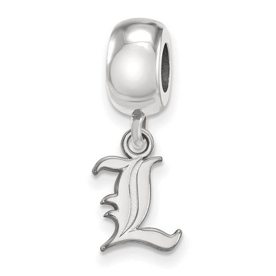 Black Bow Jewelry Sterling Silver Louisville Cardinals NCAA Bead Charm