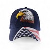 Anna-Kaci Embroidered American Eagle Stylish Baseball Cap with Patriotic Flag Design - 3 of 4