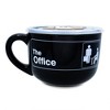 Silver Buffalo The Office Title Sign Ceramic Soup Mug With Lid | Holds 24 Ounces - 2 of 4