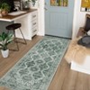 Area Rugs Machine Washable Rugs for Living Room Bedroom, Vintage Boho Non Slip Soft Accent Distressed Print Thin Carpet - 2 of 4