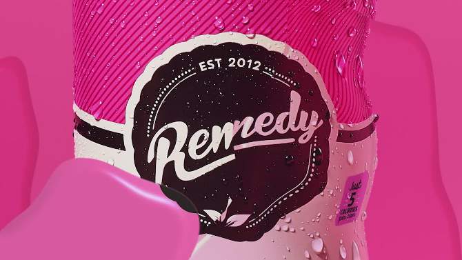 Remedy Raspberry Lemonade Kombucha - 4pk/11.2 fl oz Cans, 2 of 9, play video