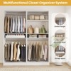 Aheaplus Closet System with 2 Hanging Rods - 3 of 4