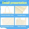 20 Pcs 8X7.5 Inch Sublimation mini tote bags,Blank Canvas Tote Ba - 3 of 4