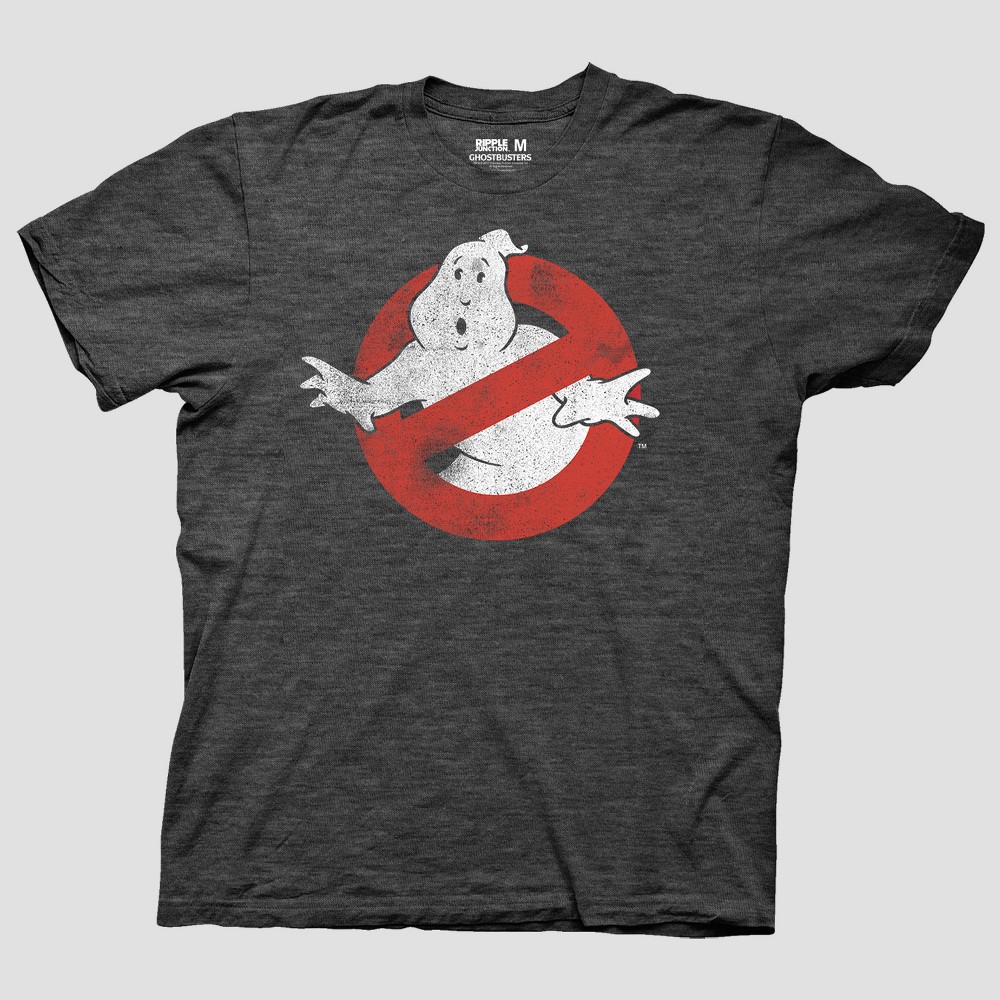 Men's Ghostbusters Short Sleeve Graphic T-Shirt - Charcoal Heather 2XL, Gray
