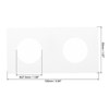 Unique Bargains Transparent Window Paper Coin Storage Organizing Protective Coin Holder 100 Pcs - 2 of 4