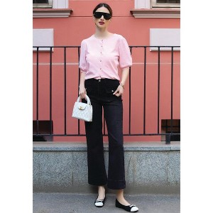 Rosario Two Tone Ballerinas - 1 of 4