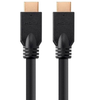 Monoprice HDMI Cable - 45 Feet - Black (No Logo) High Speed, 1080p@60Hz, 10.2Gbps, 24AWG, CL2, Compatible with UHD TV and More - Commercial Series