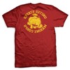 OUTSIDE THE WIRE Leatherneck for Life Old School '80s Gunny Highway Bulldog Tee-Red - 2 of 2