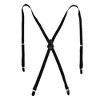 CTM Women's Elastic Clip-End 1/2 Inch Skinny Urban Suspenders - 3 of 4