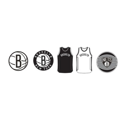 Crocs Jibbitz NBA Brooklyn Nets Shoe Charms 5pk