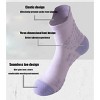 Boersma 6 Pairs Women’s Crew Socks – Cushioned Compression Athletic Socks, Anti-Odor, Breathable, Moisture-Wicking for Running, Fitness, Cyclin - 4 of 4