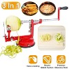 3-in-1 Apple Peeler, Corer & Slicer, Manual Hand-Crank Fruit & Potato Peeling Tool, Kitchen Gadget for Apples, Pears, Citrus - 2 of 4